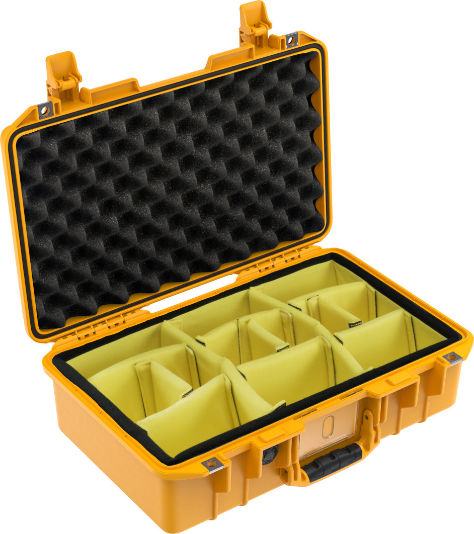 Pelican 1485 Yellow Padded Dividers UPDATED LATCHES