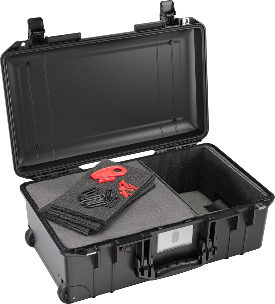 Pelican 1535 Black Trek Foam Hybrid UPDATED LATCHES