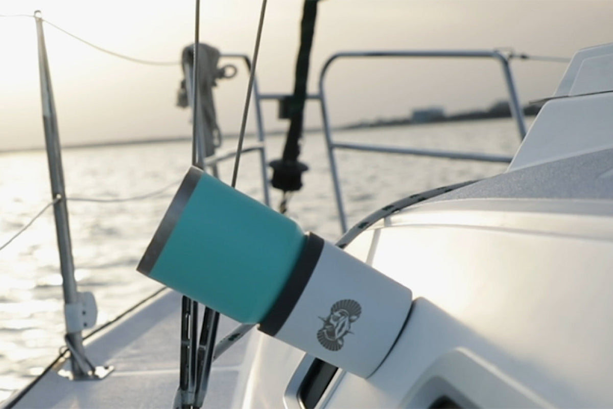 Toadfish Anchor Non-Tipping Universal Cup Holder - Application