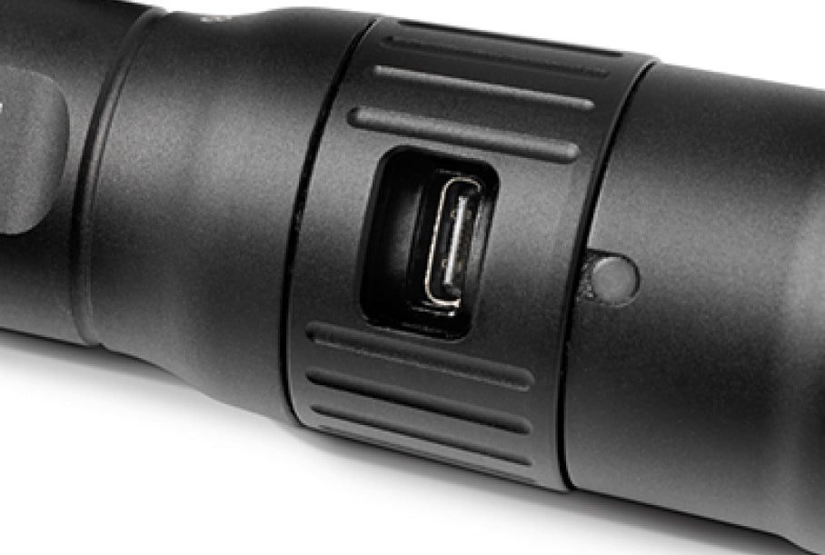Pelican 7600 USB-C Tactical Flashlight, Wand, & Holster Combo