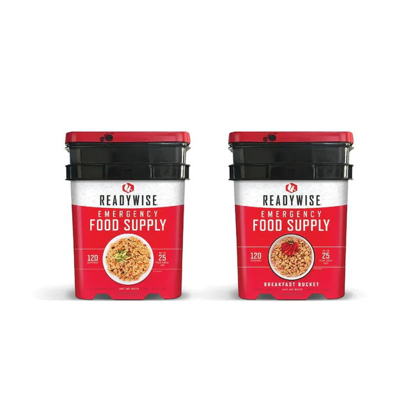 Breakfast, Lunch & Dinner MultiBucket Preparedness Supply (240