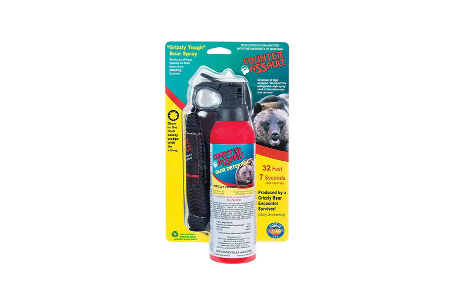 Counter Assault Bear Deterrent Spray (32-Foot Distance) 8.1 oz. spray with holster