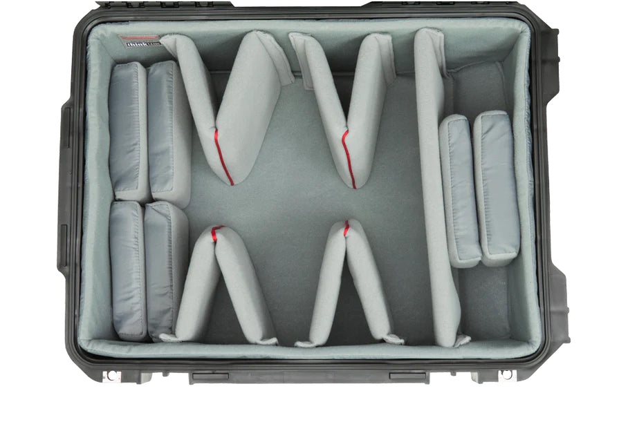 SKB iSeries 2015-10DT Drone Case, Padded Dividers, Wheels, Black