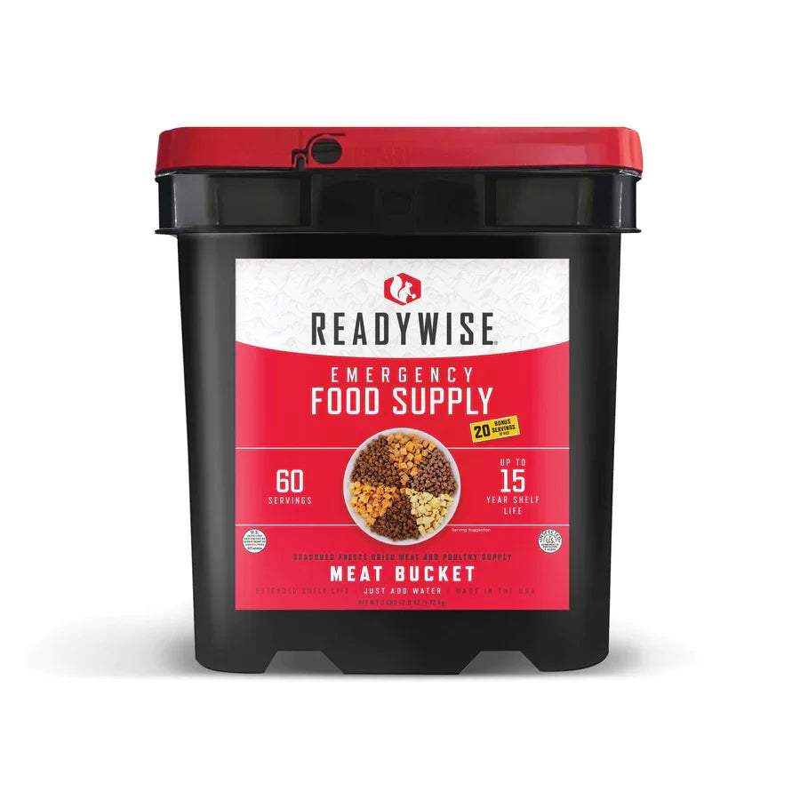 Ultimate Freeze Dried Meat Supply with Rice (90,240 Calories)