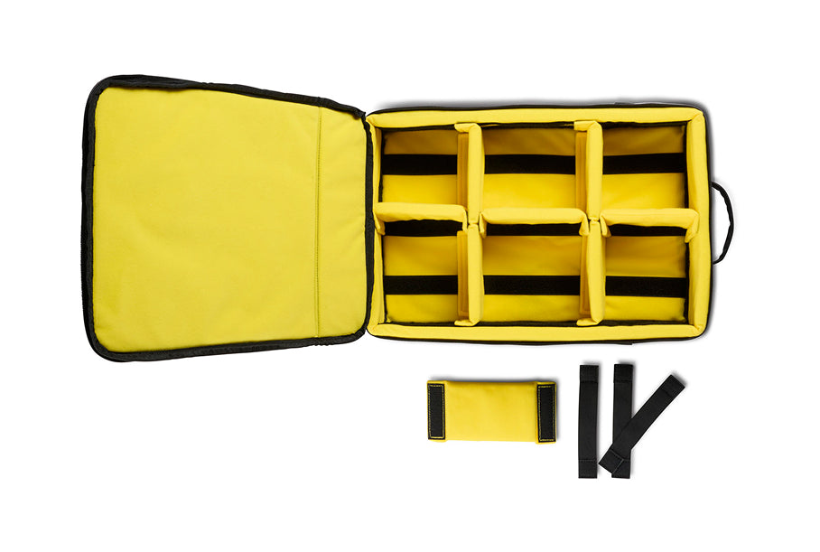 Pelican PX25PD Aegis 25L Padded Divider Insert, Black w/ Yellow