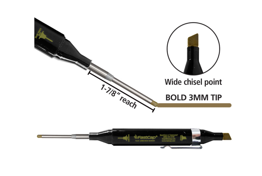 FastCap Gold Long Nose Marker