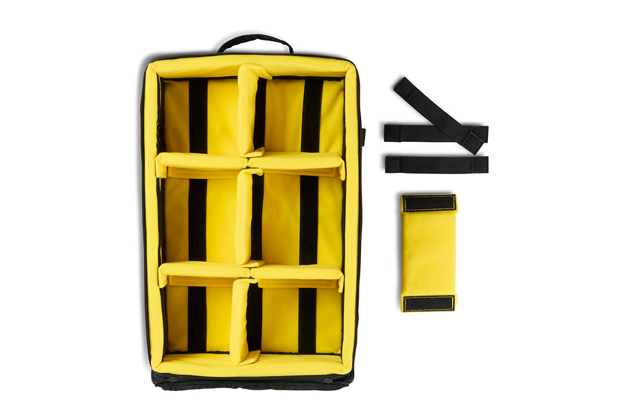 Pelican PX25PD Aegis 25L Padded Divider Insert, Black w/ Yellow
