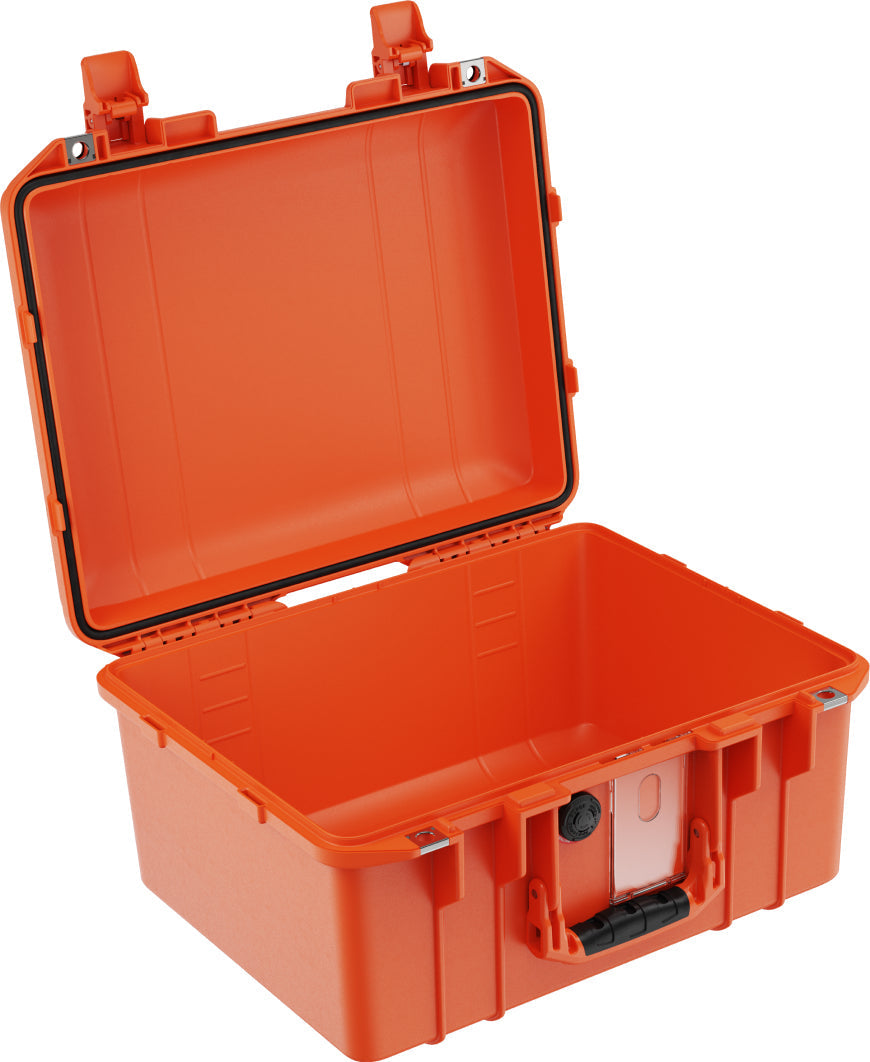 Pelican 1507 Orange No Foam UPDATED LATCHES