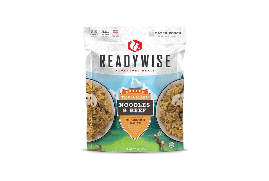 Readywise RW03-904 Trailhead Noodles and Beef- Single Pouch