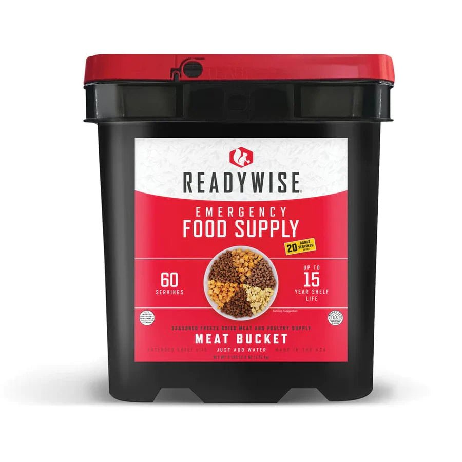 Freeze Dried Meat Bucket with Rice (7,520 Calories)