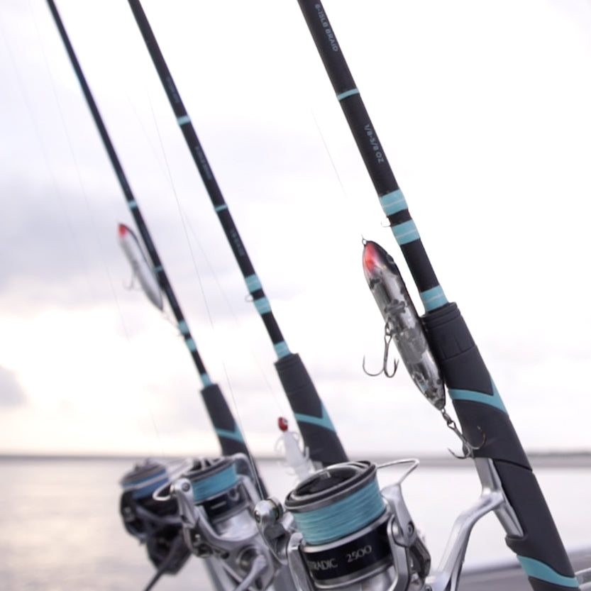 Toadfish 2-Piece Medium X-Fast Spinning Rod - 7'2"