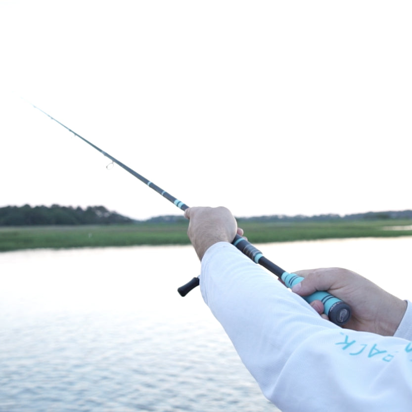 Toadfish Medium Light Fast Spinning Rod - 6'8"