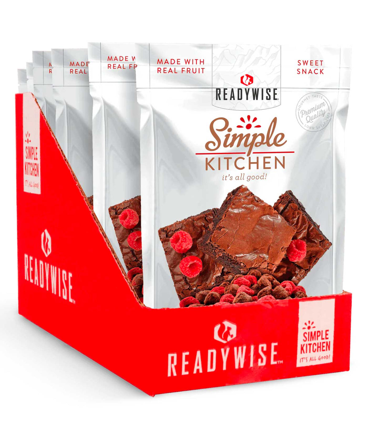 Freeze-Dried Raspberry &amp; Brownie Bites (Pack of 6)