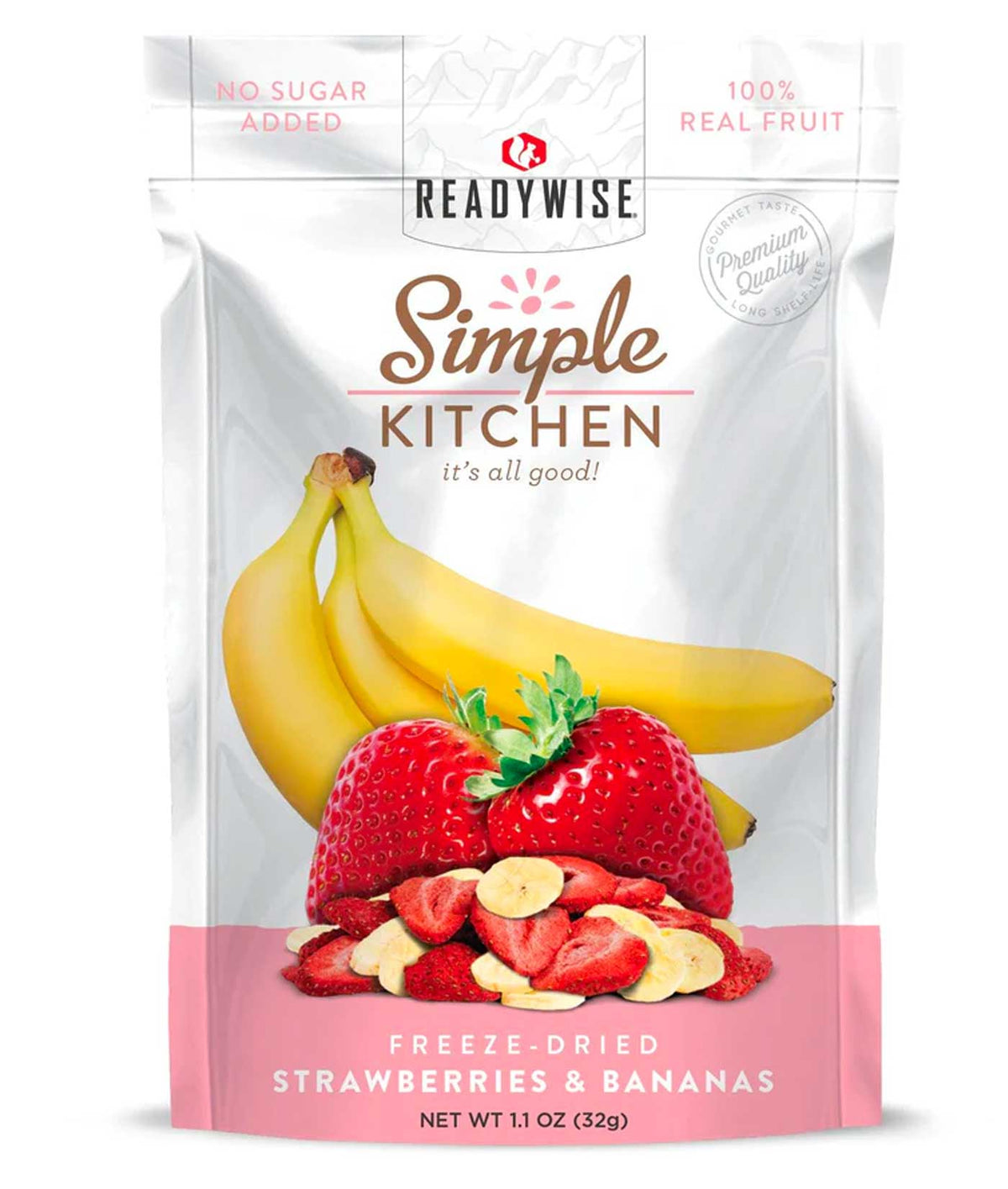 Freeze-Dried Strawberries &amp; Bananas (Pack of 6)