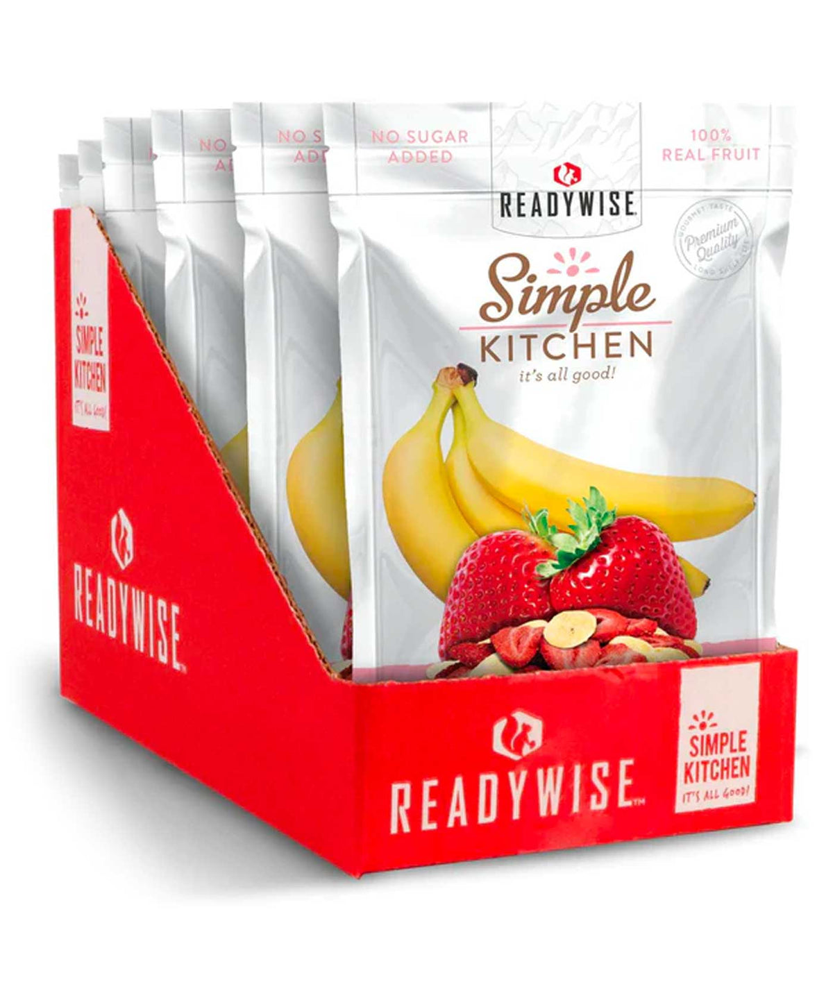 Freeze-Dried Strawberries &amp; Bananas (Pack of 6)