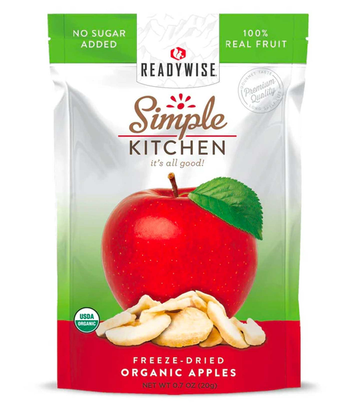 Organic Freeze-Dried Apples (Single Pouches)