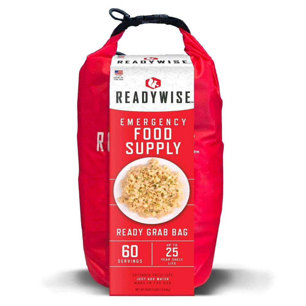 Readywise emergency food supply 7 day breakfast and entrée go bag 