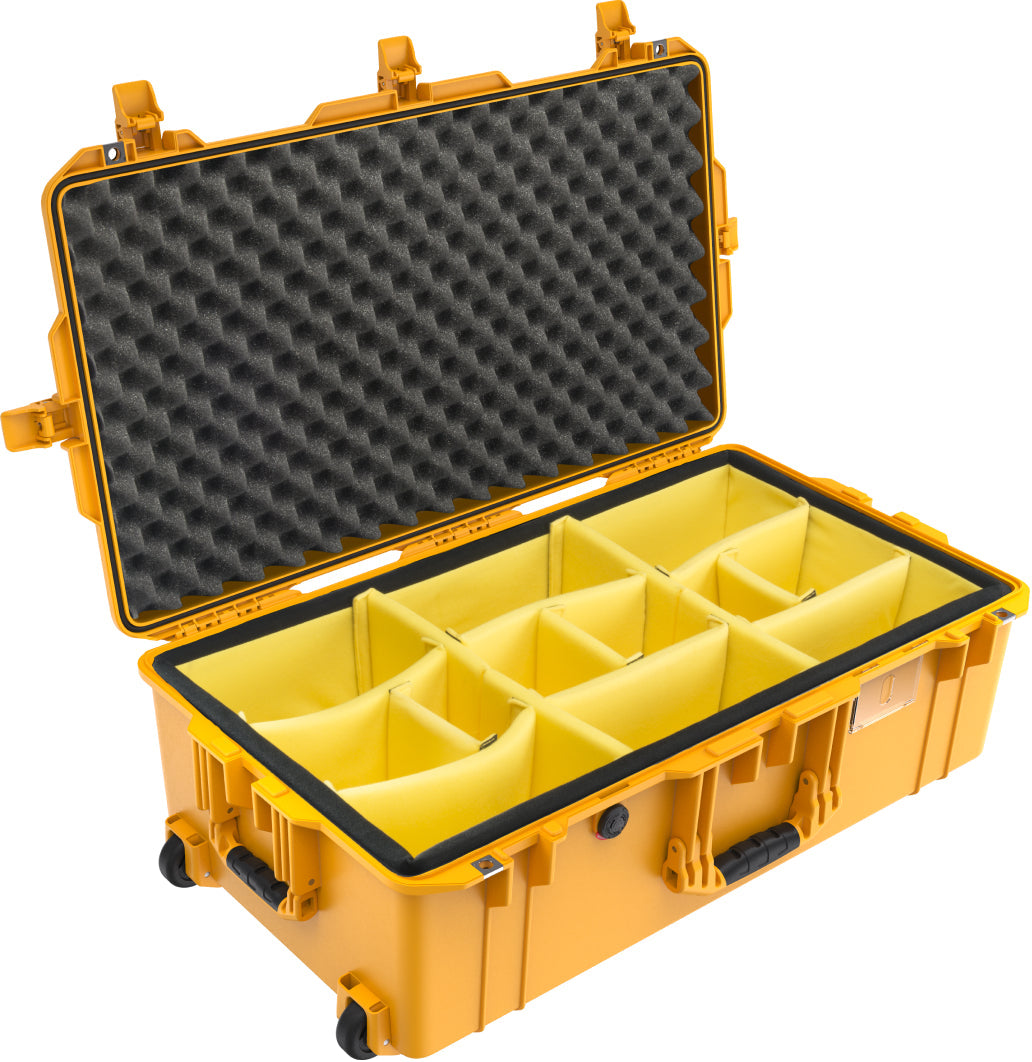 Pelican 1615 Yellow Padded Dividers UPDATED LATCHES