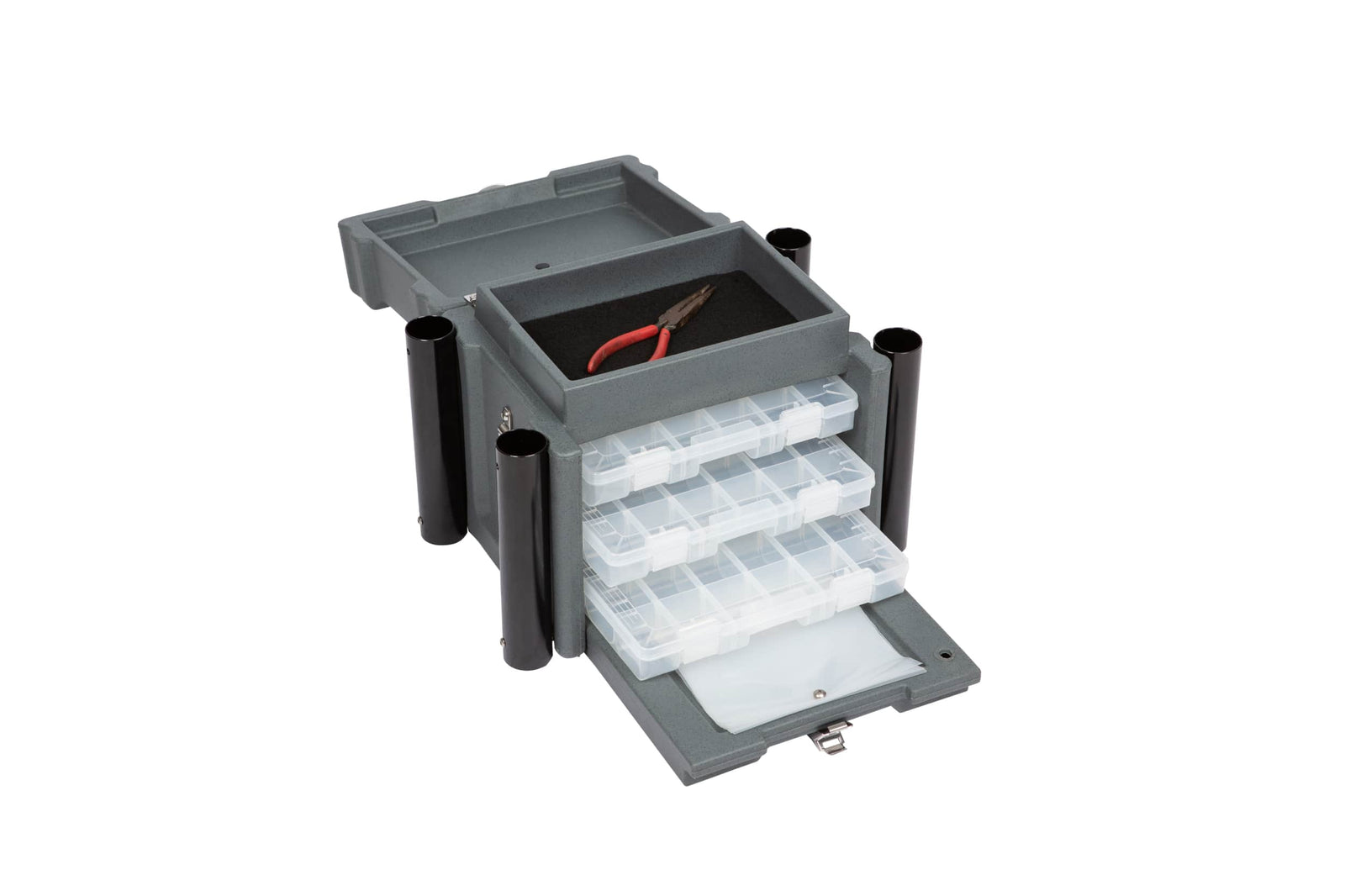 SKB 7000 Mini Fishing Tackle Box Front Open