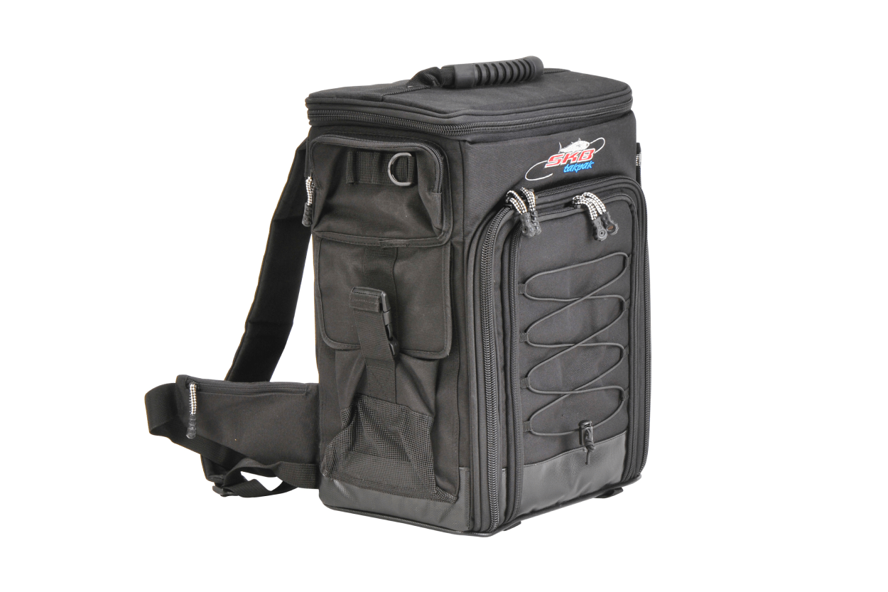 SKB TakPak Fishing Backpack Tackle Storage, Medium, Grey 
