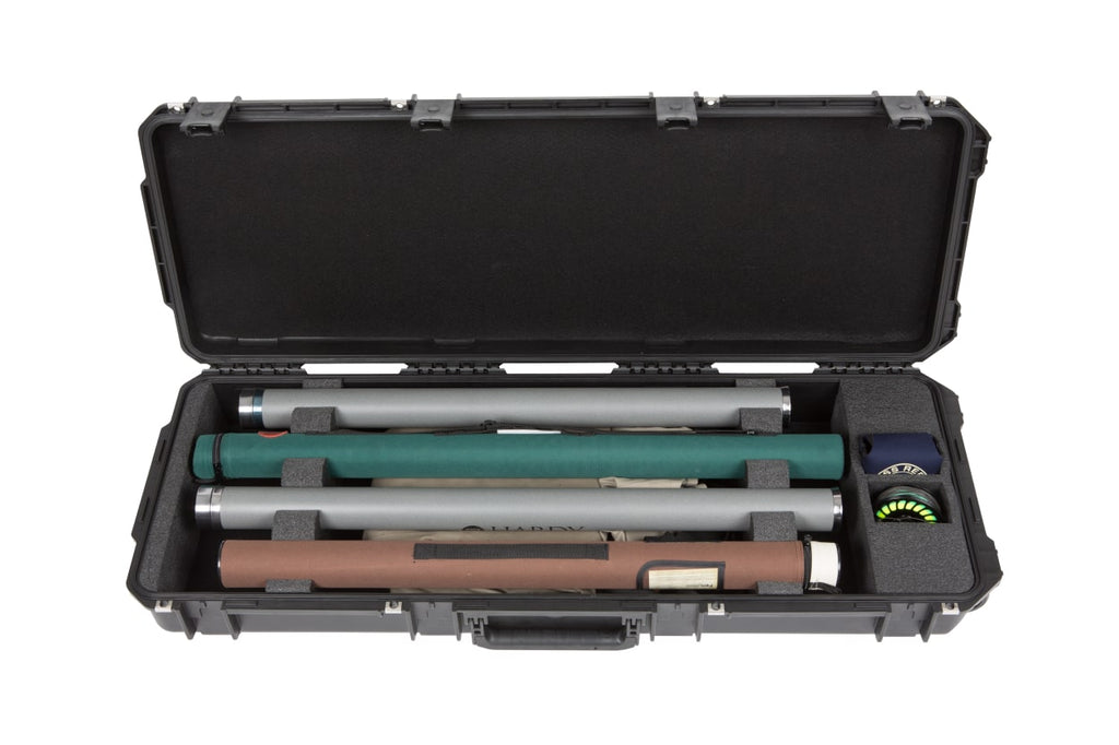 Enakshi Fly Fishing Rod Tube 4 Compartments Fly Rod Tube Case for 9FT  4section Rods