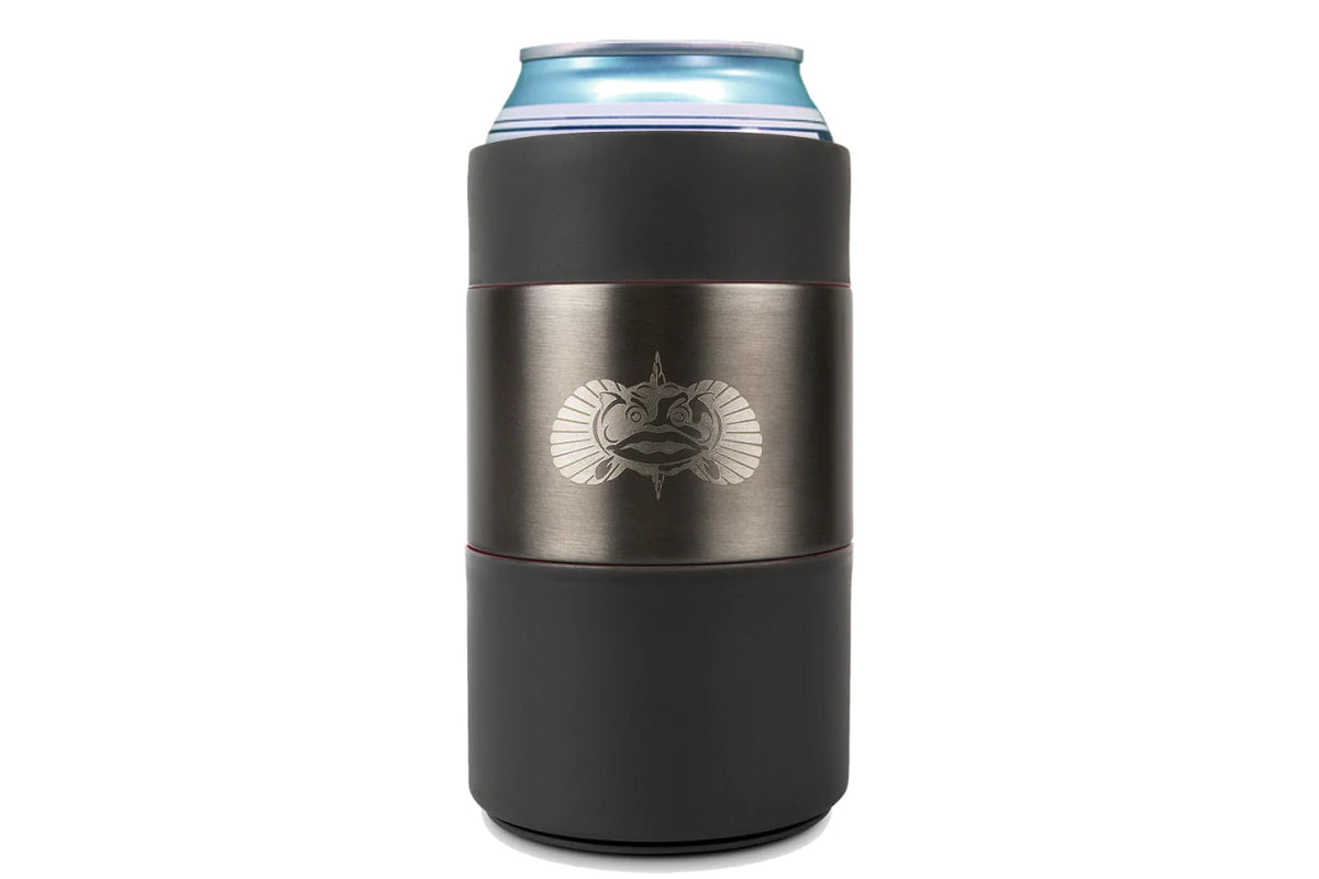 Toadfish 12oz Non-Tipping Can Cooler Graphite