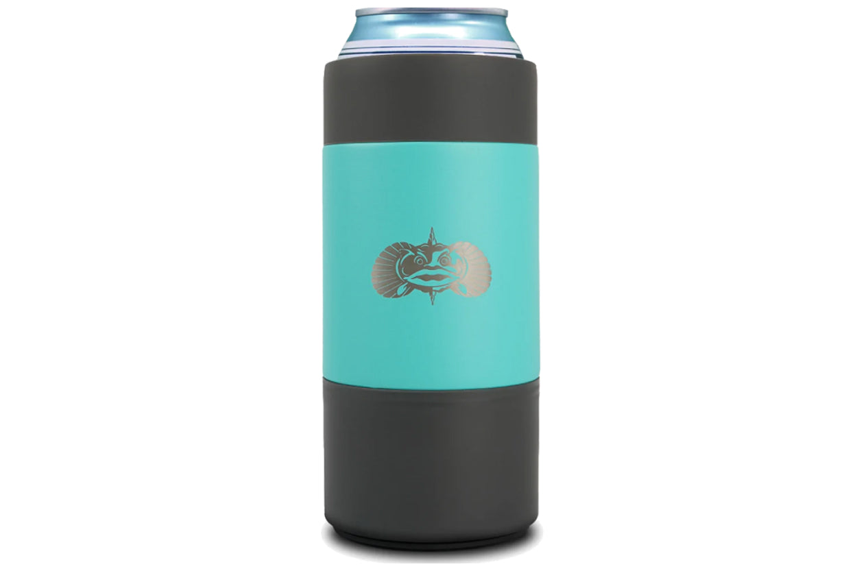 Toadfish Non-Tipping 16 oz Can Cooler - Teal - Outdoor Home Store