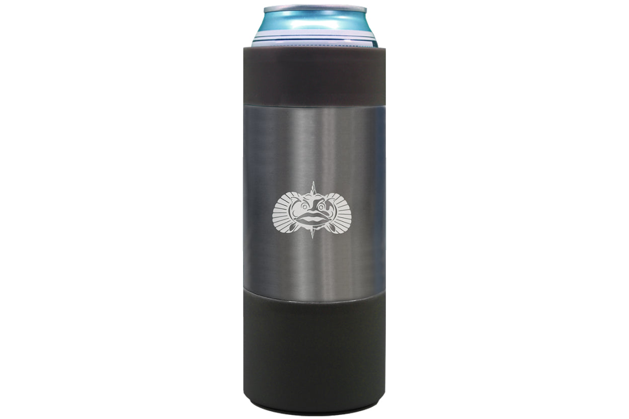 Toadfish Non-Tipping Regular Can Cooler- Black