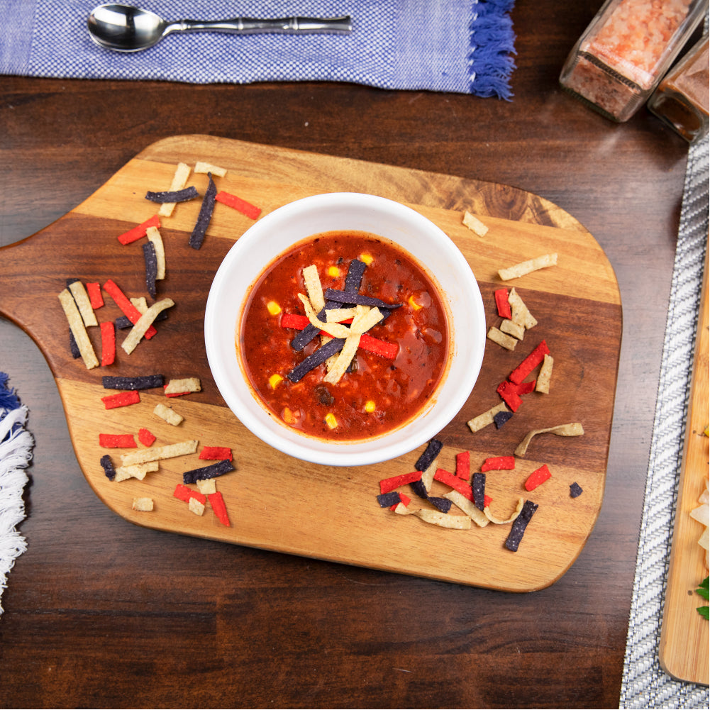 Prepared Hearty Tortilla Soup from Readywise Emergency Food Supply